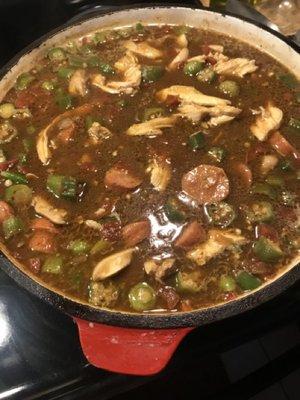 Chicken and Sausage gumbo