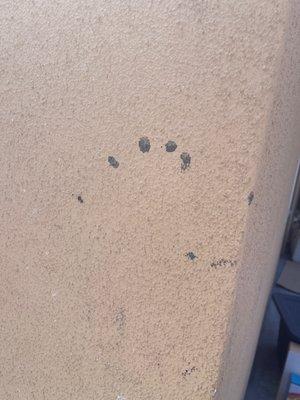 Concrete finger prints