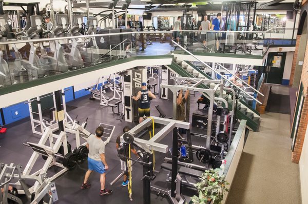 With two floors, there is plenty of space for any workout you need!