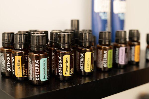 We sell doTERRA oils at our spa or online!  Pick up a favorite scent today!