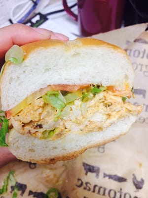 Chipotle chicken salad sandwich- yum!