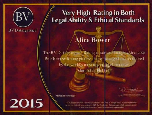 2015 Distinguished Attorney