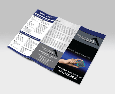 SpectraCAD Engineering brand & print collateral designed by ONE Strategy