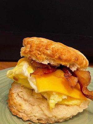 Bacon, Egg, and Cheese Biscuit