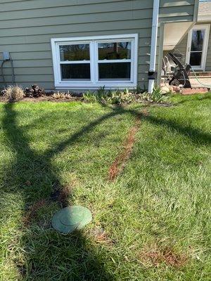 Do you have problems with water to close to your foundation? We can install french drains to move the water away from it.