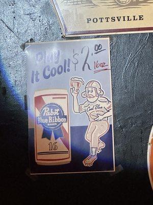 Pabst advertising