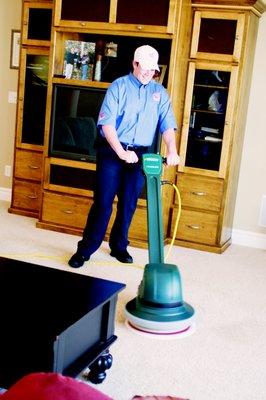 We will leave your carpets smelling fresh and feeling dry in one hour