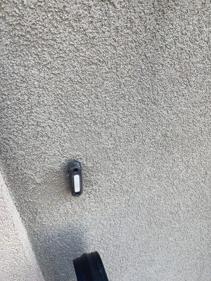 Replaced doorbell