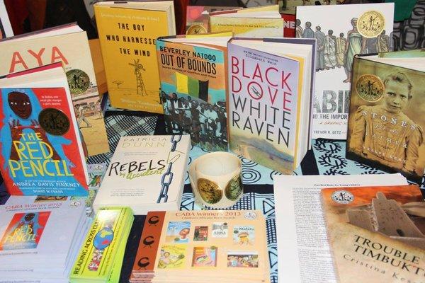 Books taking part in the Children's Africana Book Awards.