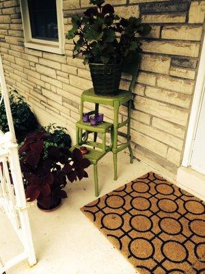 Lovely front porch to relax on during warm summer nights!