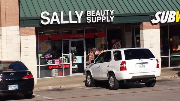 Outside of Sally Beauty Supply, Cedar Hill