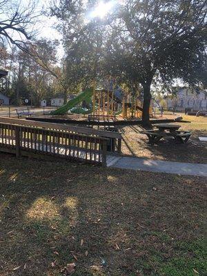 Playground in residential areas