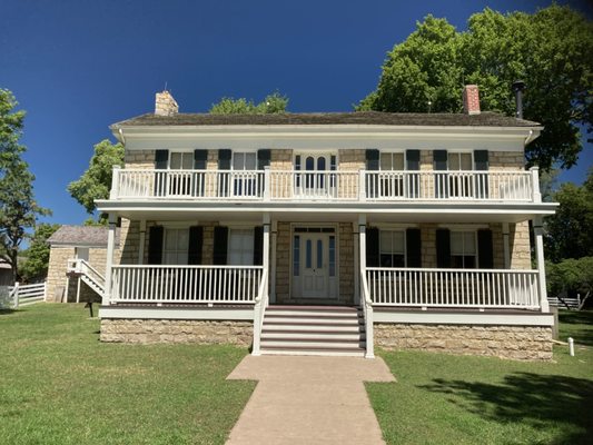 The historic house served as the Mahaffies' home and stagecoach stop.