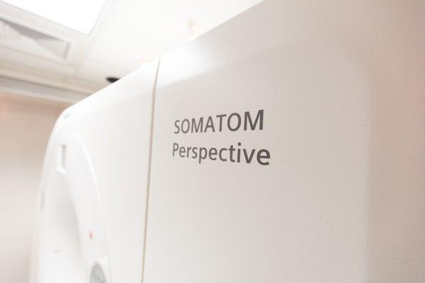 Our state-of-the art Siemens Somatom Perspective mobile CT scanner