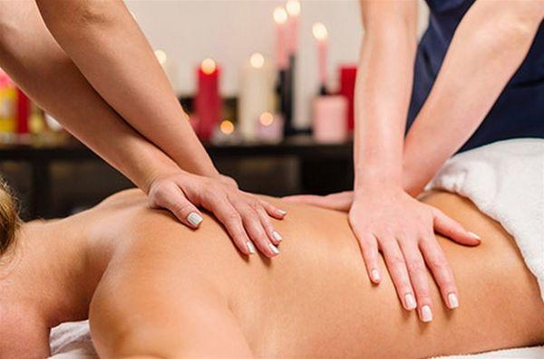 In a hurry? Our 4 hand massage gives you a two hour massage in  an hour with two providers.