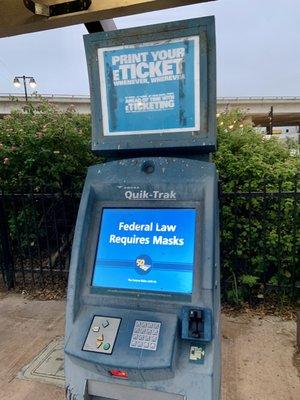 Quik Trak Ticket Kiosks are really beat up here