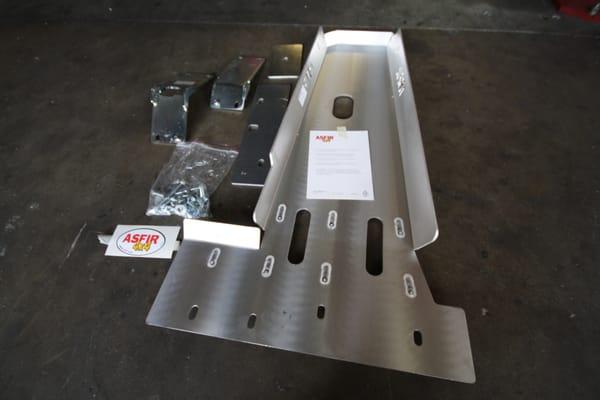 skid plates ship with all necesary hardware & a schematic