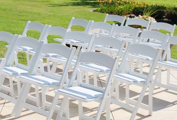 White Garden Chairs