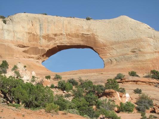 Wilson's arch near Moab, Utah, The gateway to the arches national park.