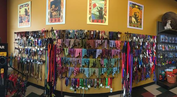 Leash & Collar wall!