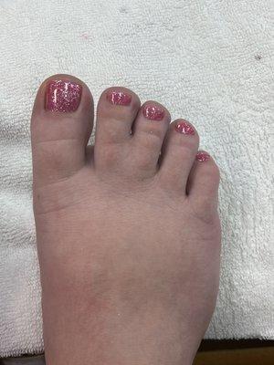 Gel pedicure