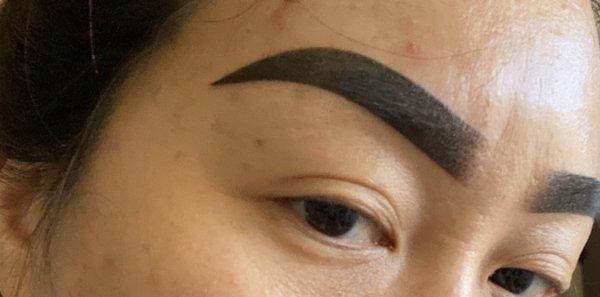 Right eyebrow.