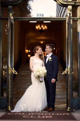 California Club in downtown Los Angeles Wedding by ADP