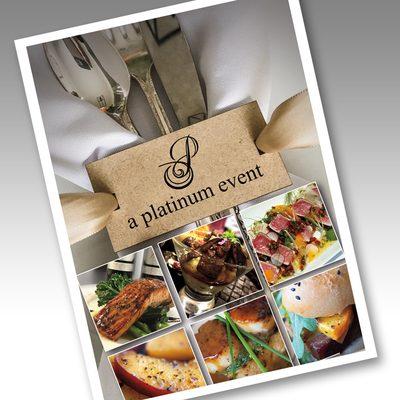 Custom 5X7 Card - Platinum Events Catering - Redmond WA