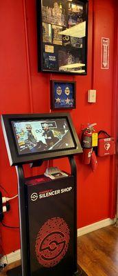 Silencer Shop kiosk on site!