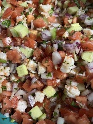 Shrimp ceviche