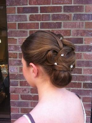 Updo for a Quinceañera