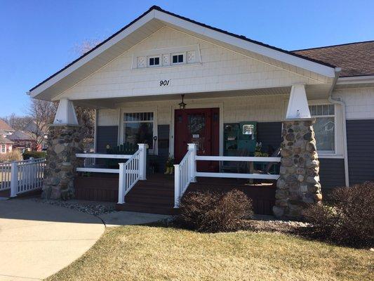 One of the stores at the Village in Winona Lake. Only 3 stores were open at the time.