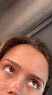 Eyebrow threading