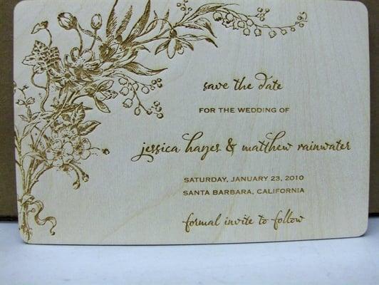 Save the Date Wedding invites