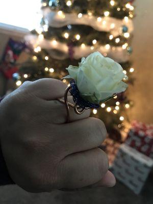 A ring my daughter made me in school