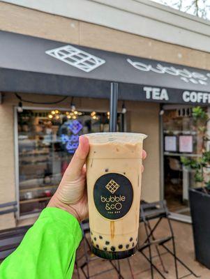 Espresso black sugar with boba $6.10