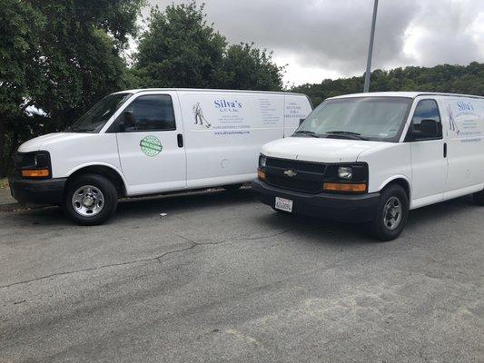 Both of our work vans