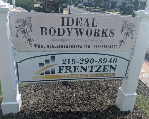 New sign and location in Perkasie