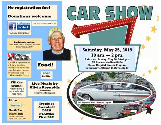 Our car show event to raise money for our cancer foundation.