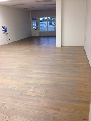 Sand, and Rubio Monocoat on solid oak floors