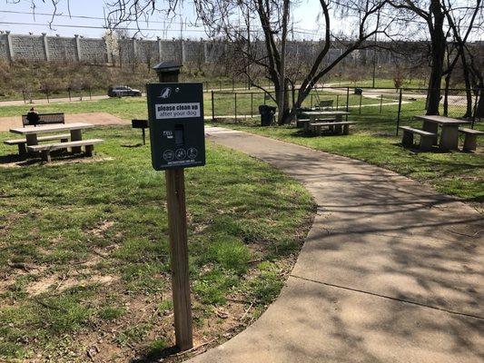 Doggie Station & Picnic Benches