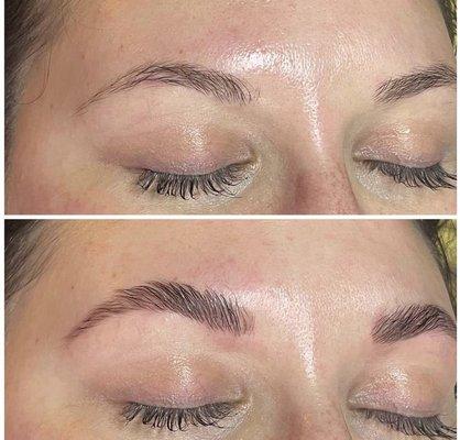 Brow tattoo