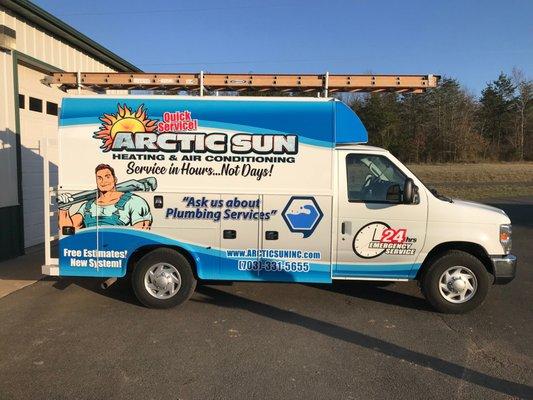 Arctic Sun's new truck wrap!