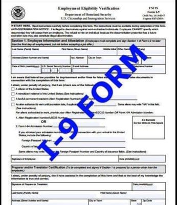 I-9 Employment verifica