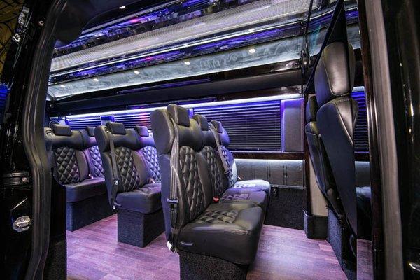 Mercedes Sprinter Shuttle Interior