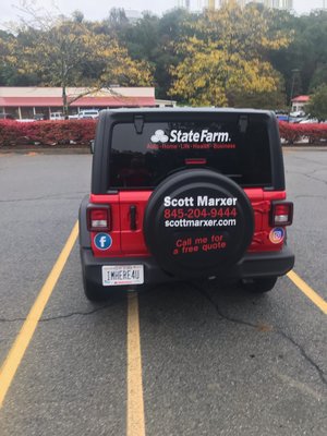 Scott Marxer State Farm Agent Custom Jeep