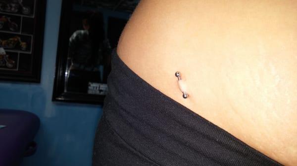 Surface piercing