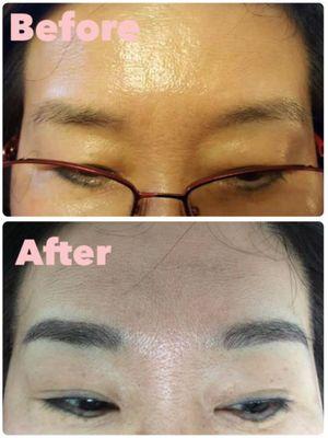 Eyebrows Semipermanent make up Newyork SnF