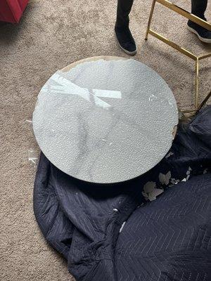 $1000 marble table destroyed by North American Moving Experts LLC. And Luxury Interstate Movers LLC.