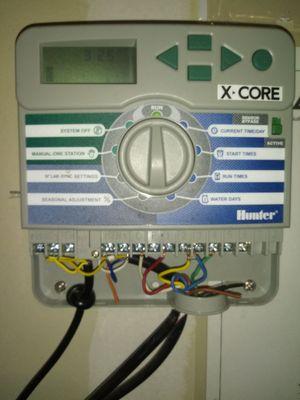 Sprinkler timer wiring diagram.